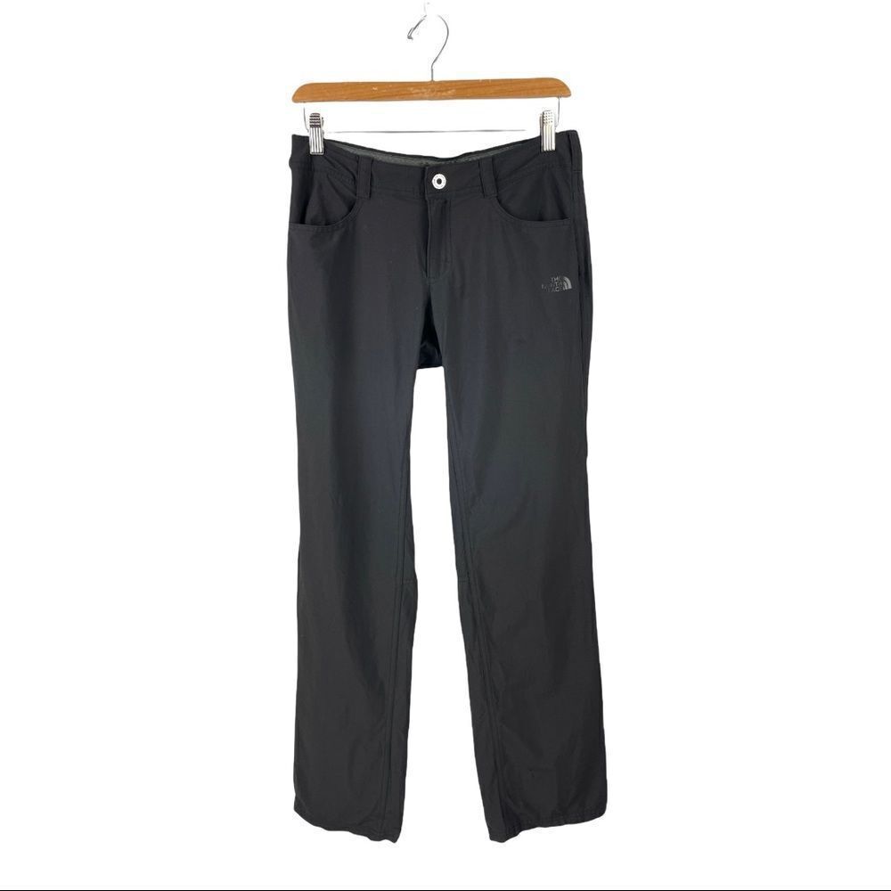 THE North Face Black Stretch Nylon Pants Size 2 - Picture 4 of 12